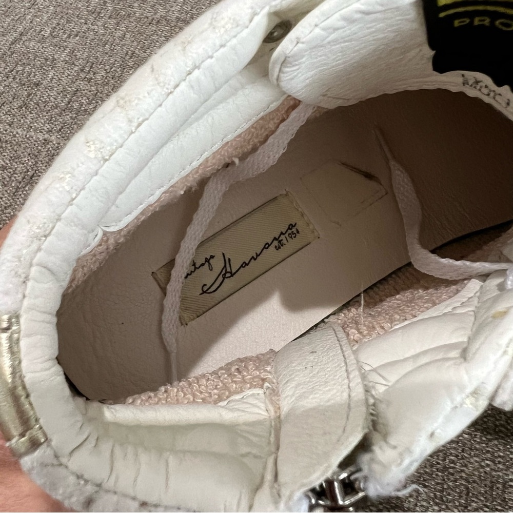 Vintage Havana Lynn Multi Mix Leather Sneakers Women’s 7 High Top Star Details - Picture 10 of 10